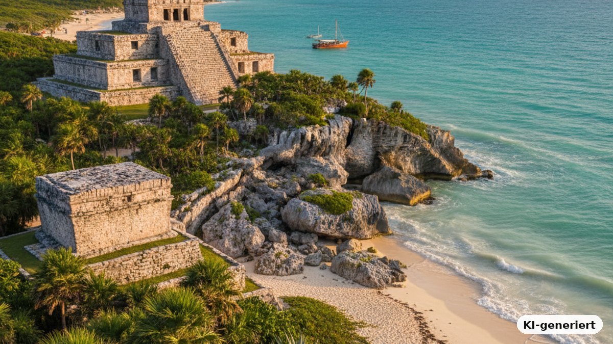 KI-generiertes Bild: Die besten Reisedestinationen in Mexiko