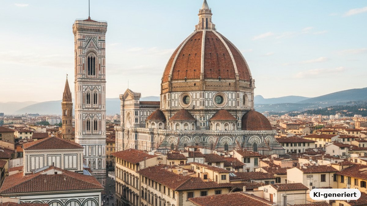 KI-generiertes Bild: Florenz – Rund um den Dom Santa Maria del Fiore