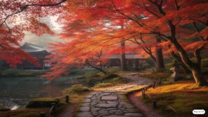 Japan im Herbst: Regionen, Reisezeit und Gepflogenheiten – KI-generiertes Symbolbild