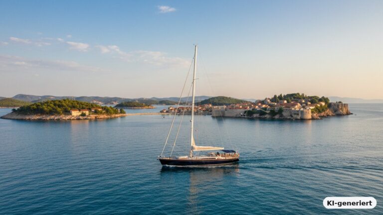 Kroatien – lohnt sich ein Yachtcharter in diesem Land? – KI-generiertes Symbolbild