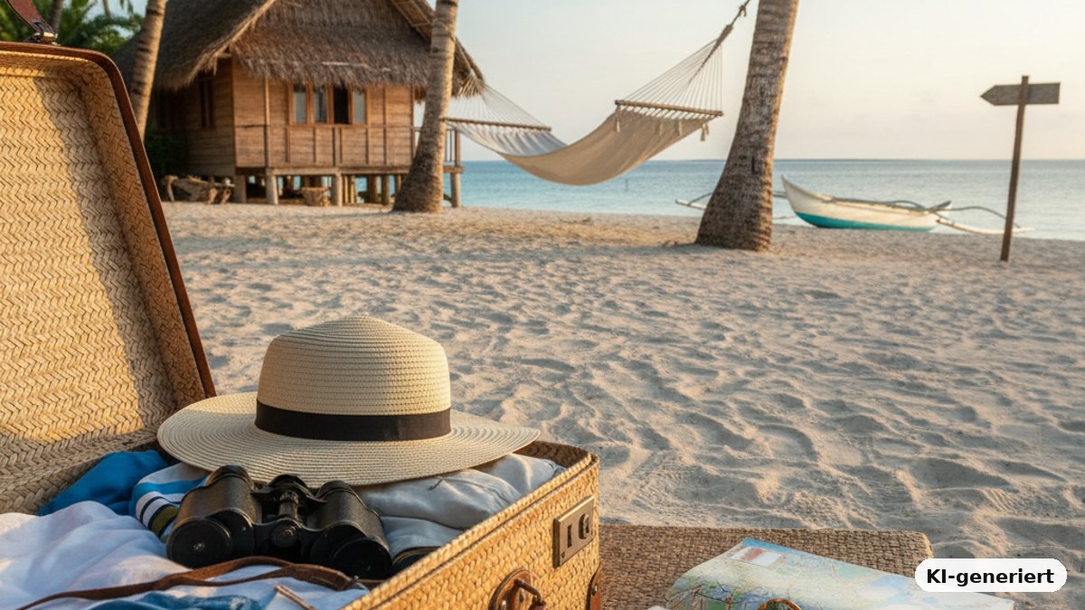 KI-generiertes Bild: Last Minute Urlaub – worauf gilt es zu achten?