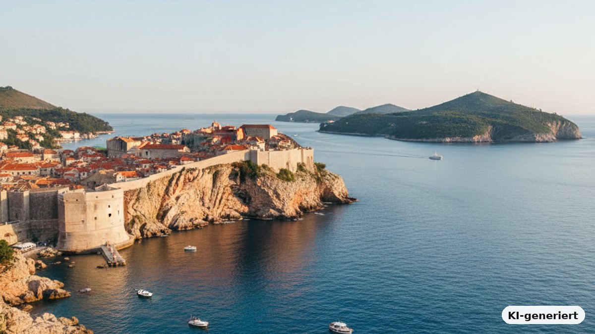 KI-generiertes Bild: Urlaub in Kroatien
