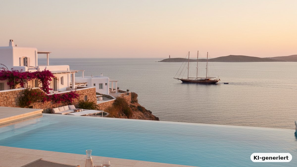 KI-generiertes Bild: Urlaubsreisen mit besonderem Flair